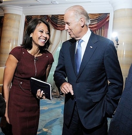 Haslinda Amin interviewed the 46th U.S. President, Joe Biden. How much salary does Haslinda earn as a chief international correspondent at Bloomberg?